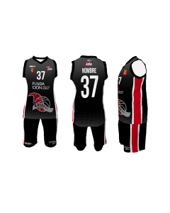CAMISETA BKA JUEGO BASKET 2ª  EQUIPACIÓN  (NEGRO)